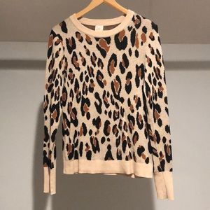 Animal print sweater